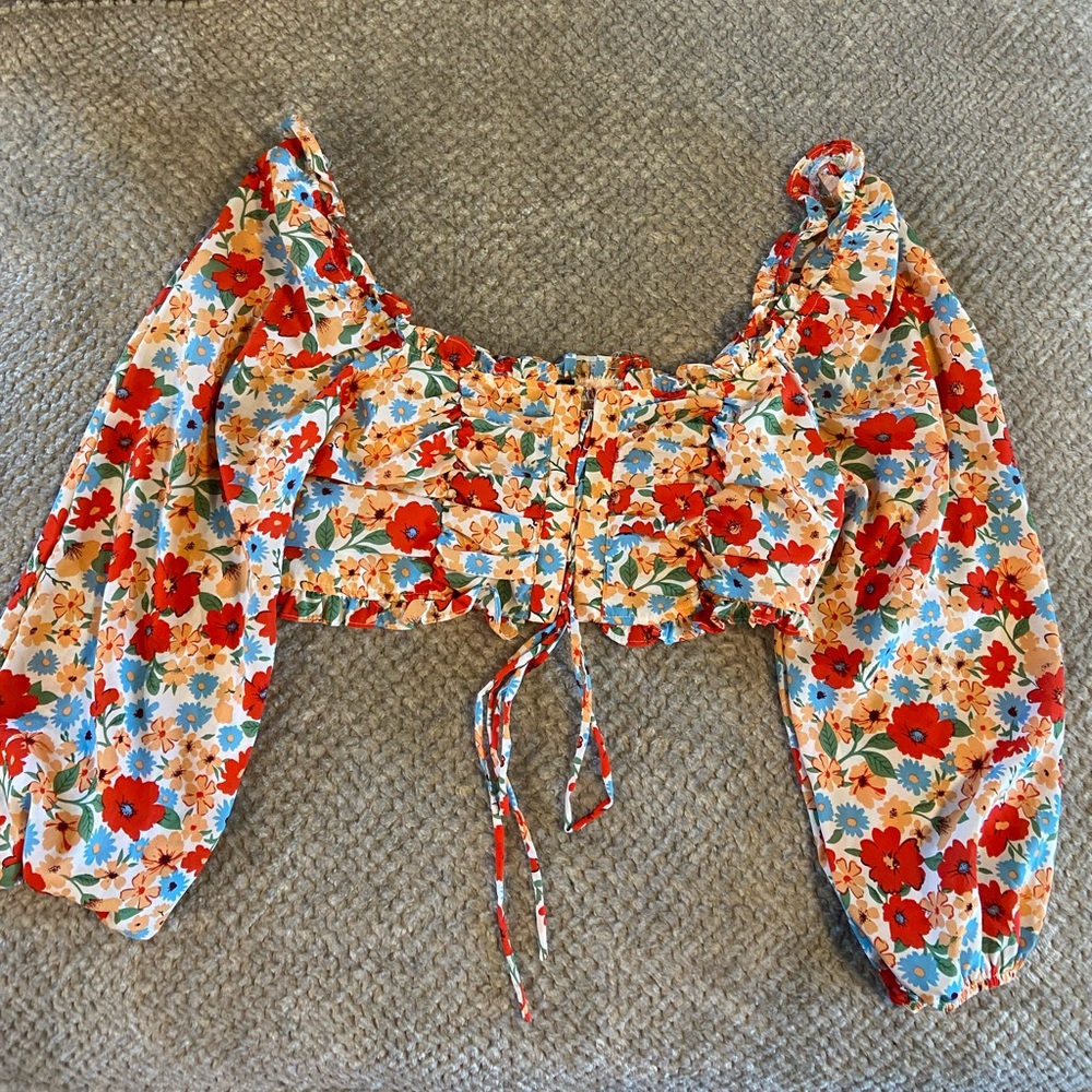 Women’s Long Sleeve Crop Top